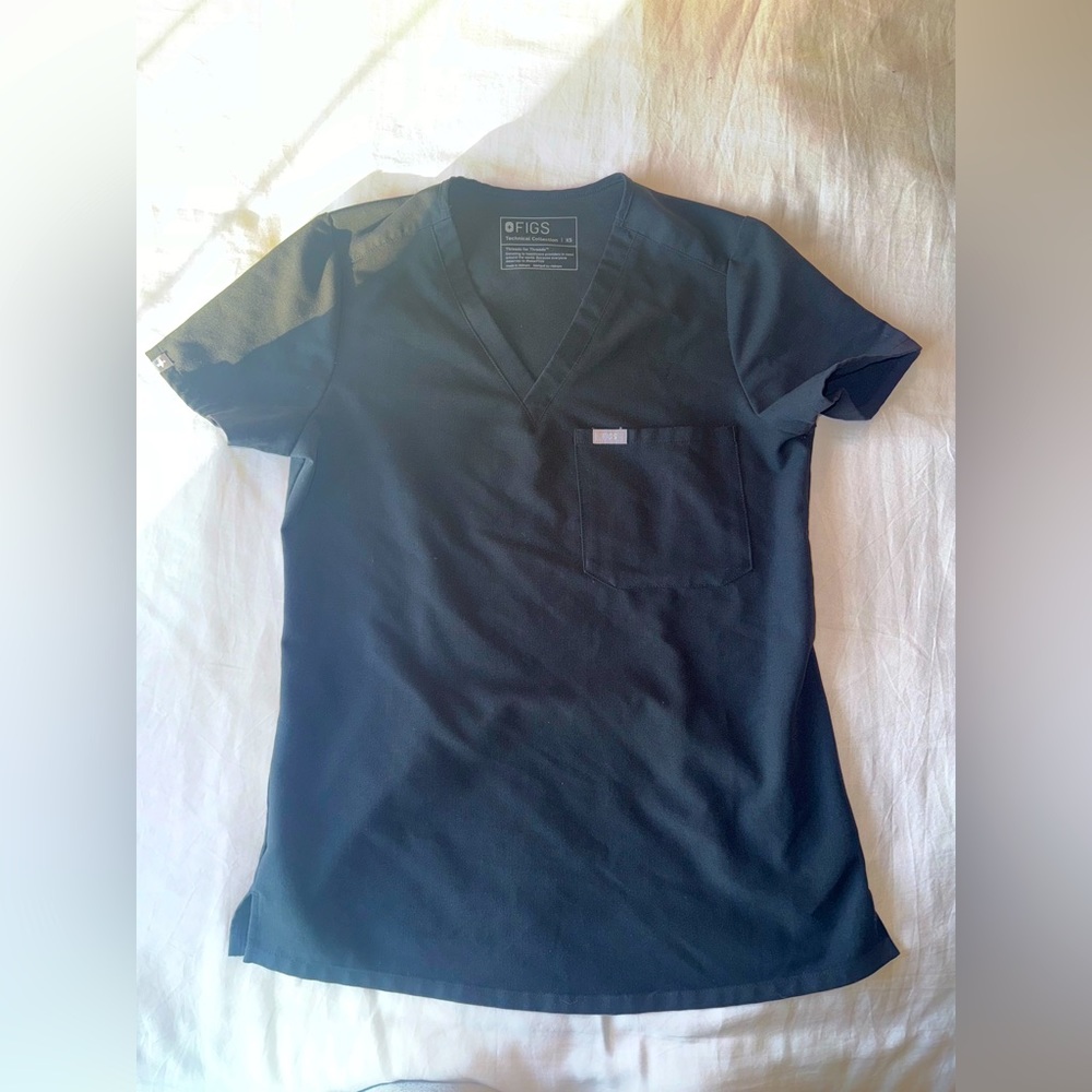 Figs v neck scrub top